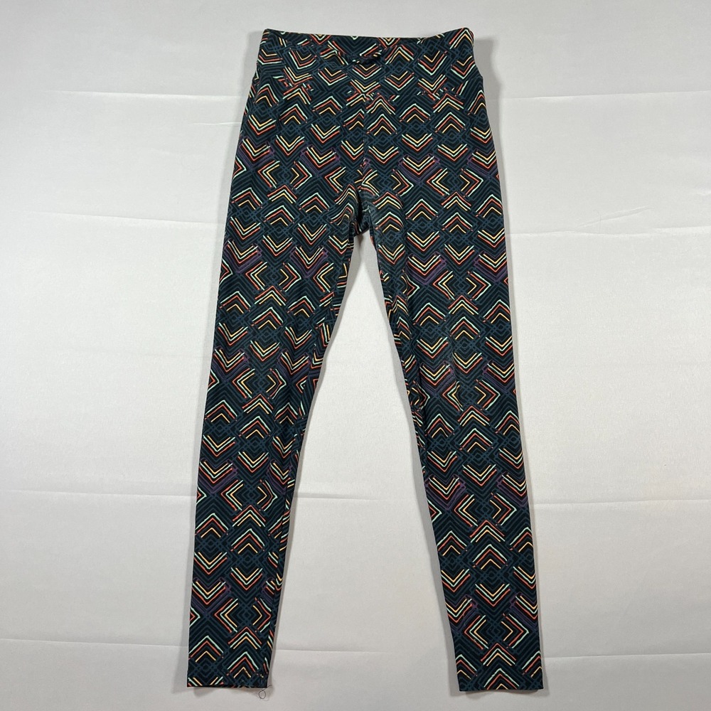 LuLaRoe Leggings Womens One Size Multi Geometric Stretch Gym Workout Skinny Leg